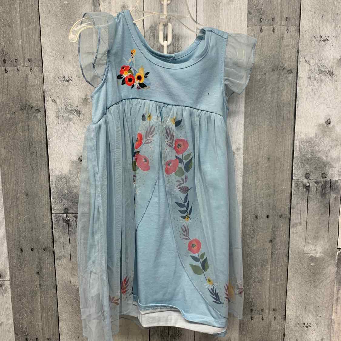 Size 4 Blue Graphic Disney Collection Dress