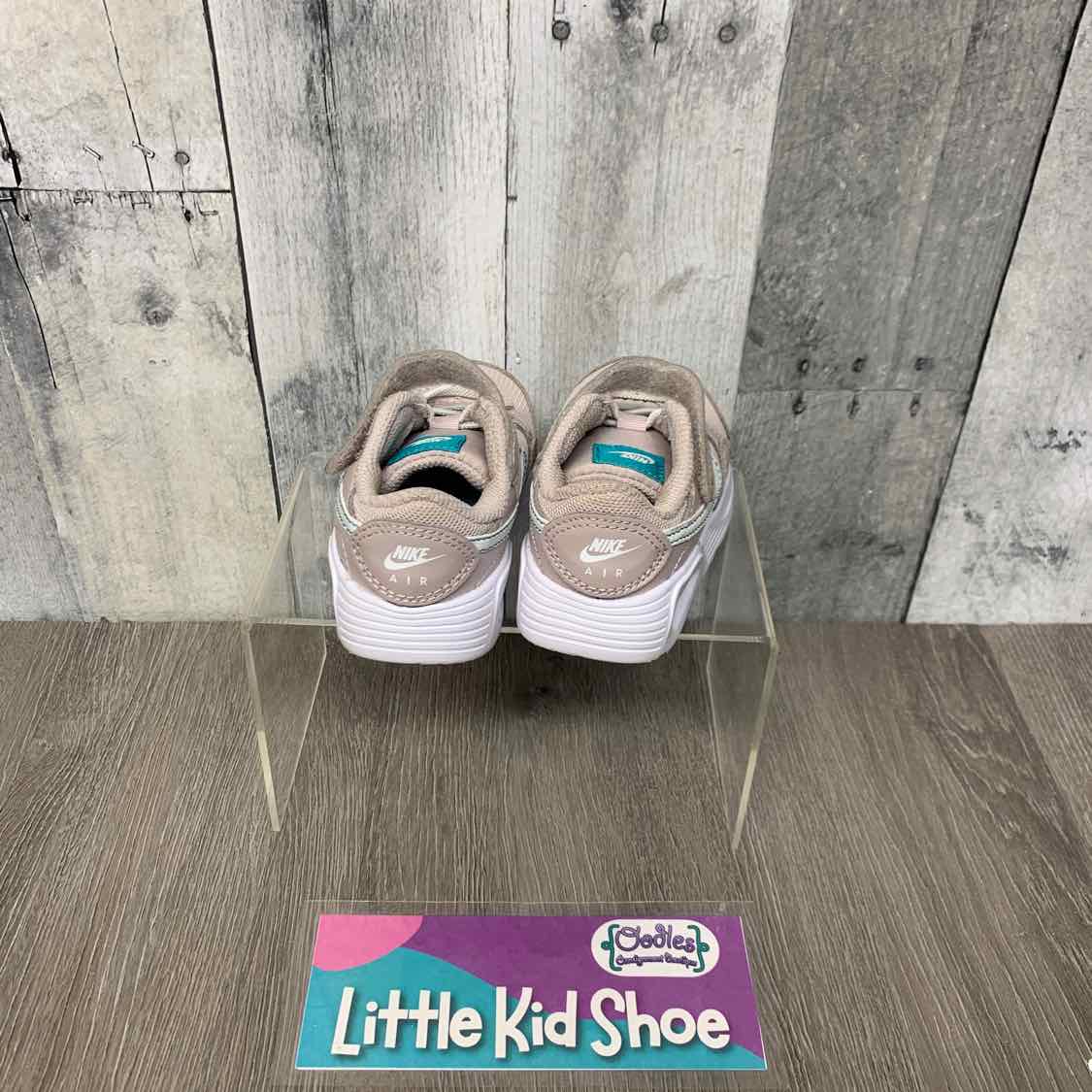 Size 5 Tan/White Sport Brand Sneakers