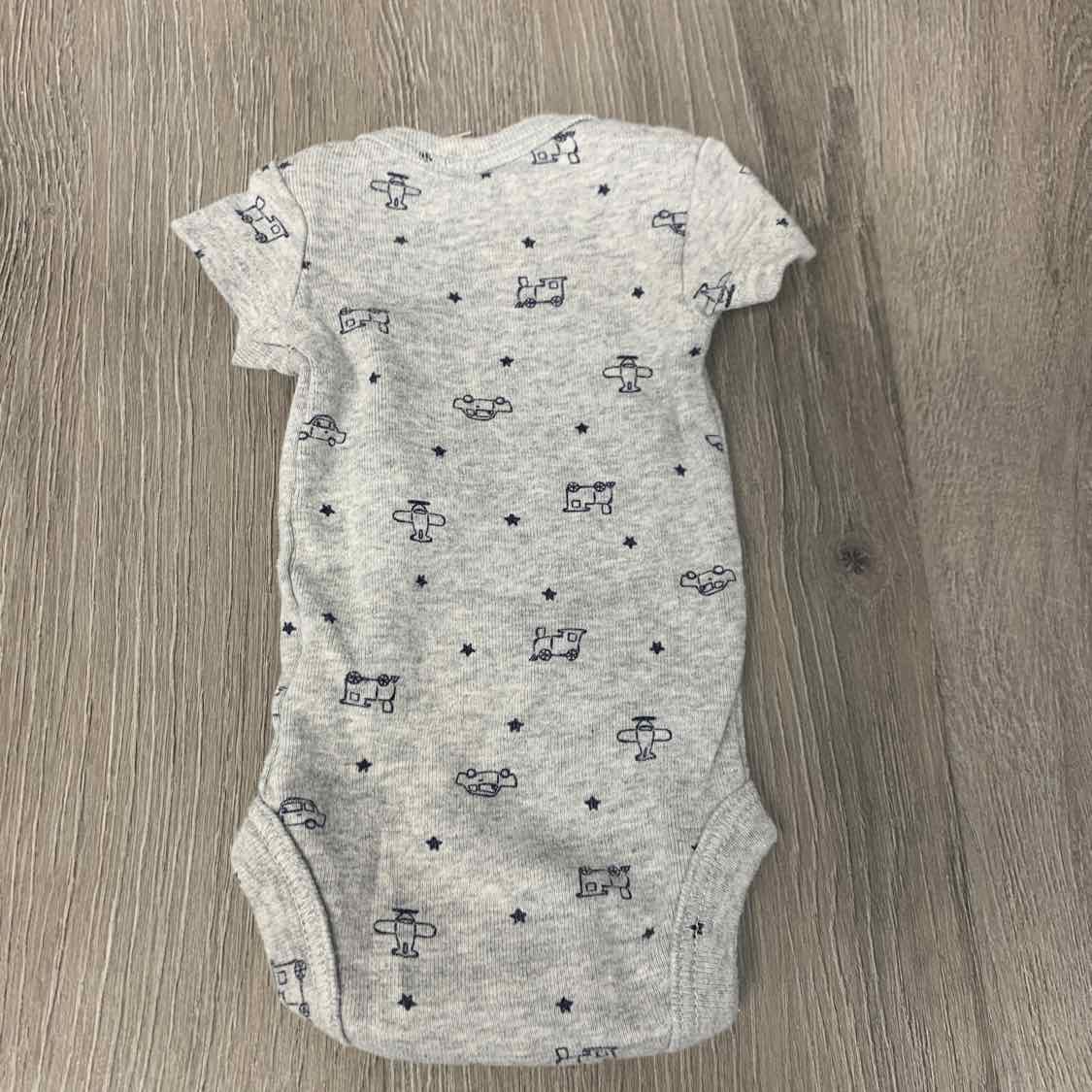 Size Preemie Gray/Navy Carter's Bodysuit - OodlesCB