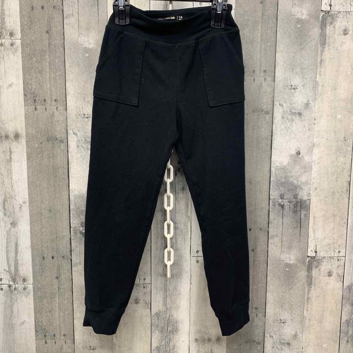Size 7/8 Black Abercrombie Athletic Pants