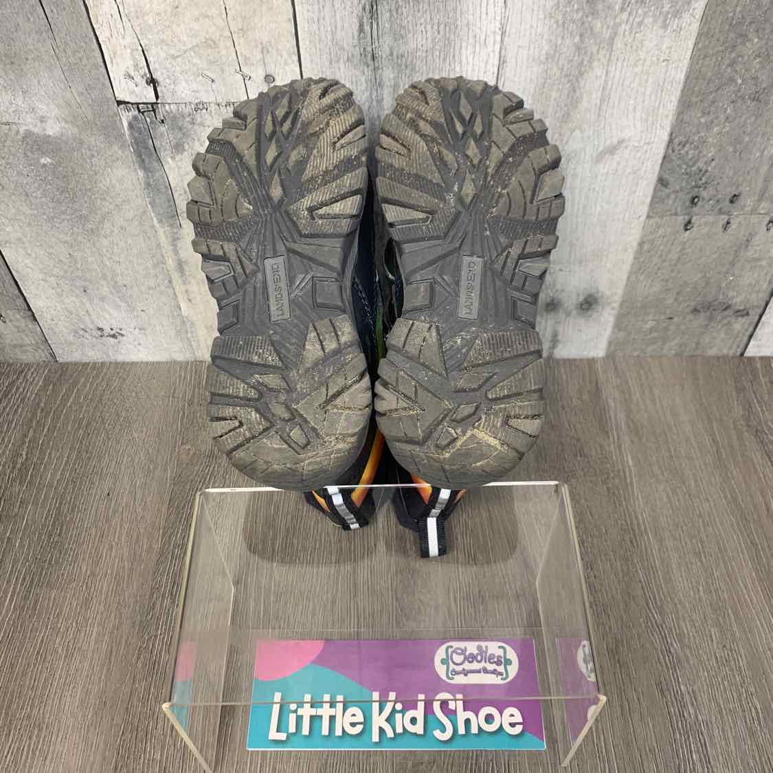 Size 12 Navy/Orange Lands' End Snow Boots
