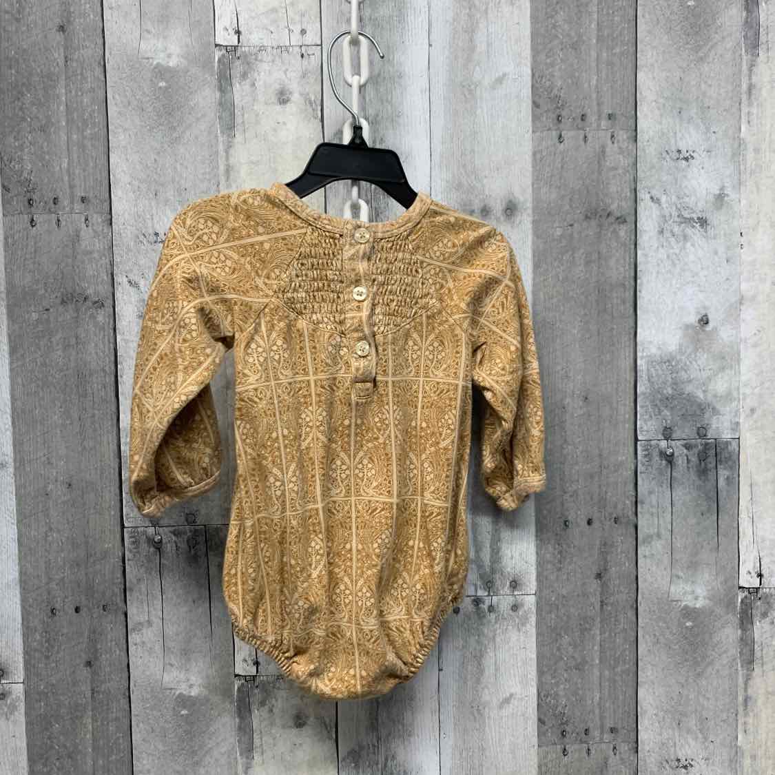 Size 2T Yellow Print Kate Quinn Romper