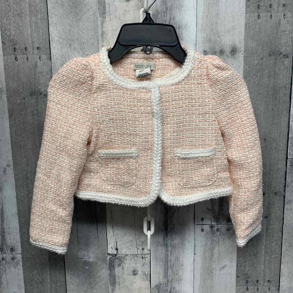 Size 4T Pink/White B Brand Light Jacket