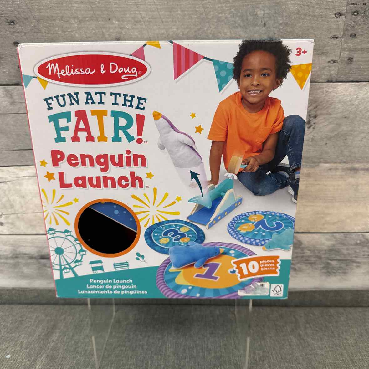 Melissa & Doug Teal Wooden Learning Toy