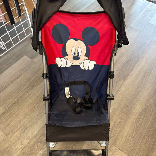 Cosco Black/Red Mickey Mouse Umbrella Stroller