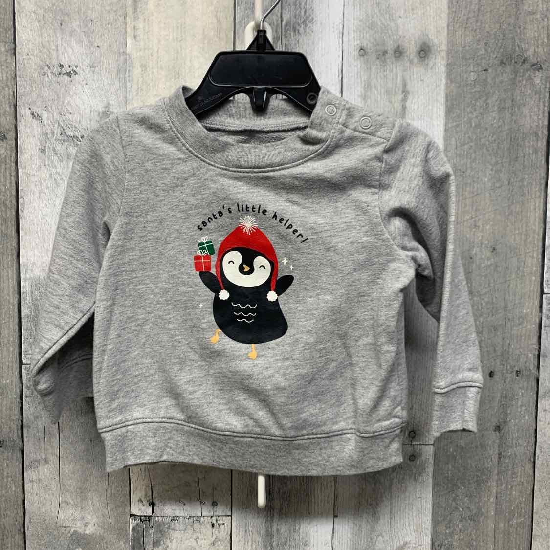 Size 18 Months Gray Graphic Carter's Sweat Shirt