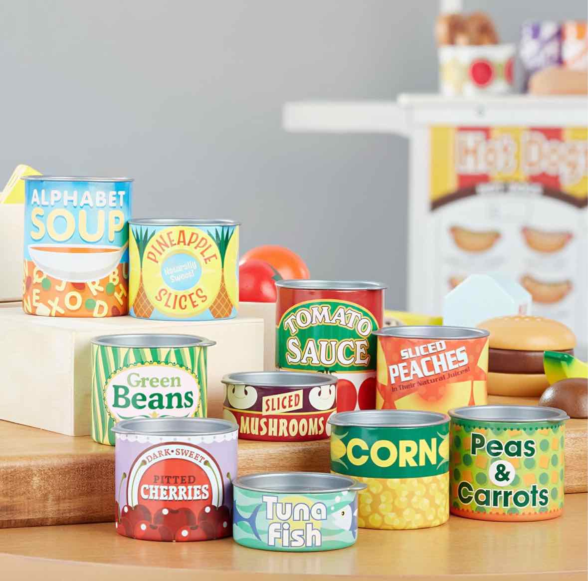Melissa & Doug Grocery Cans