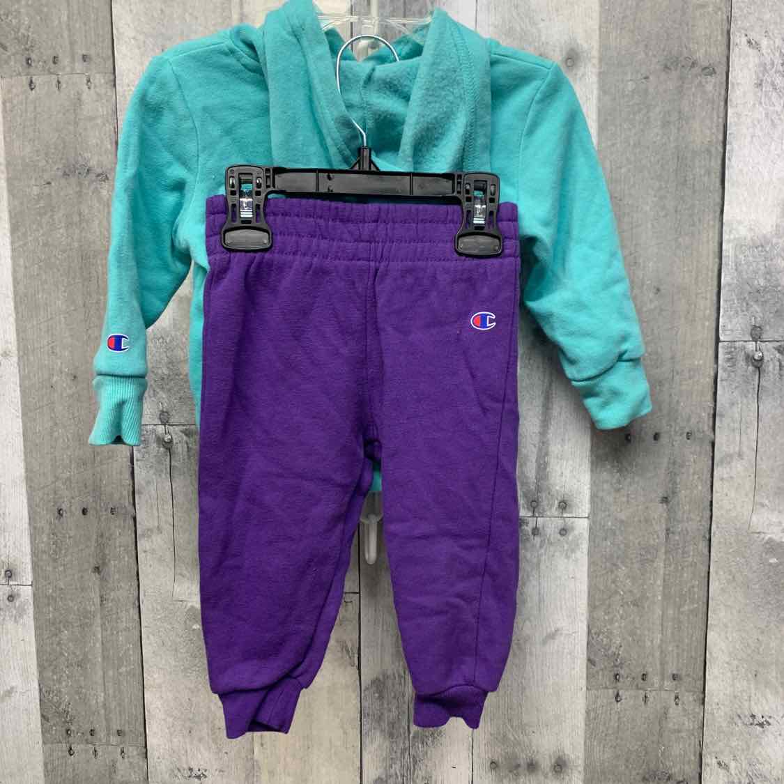 Size 18 Months Teal/Purple Champion Jacket/Pants