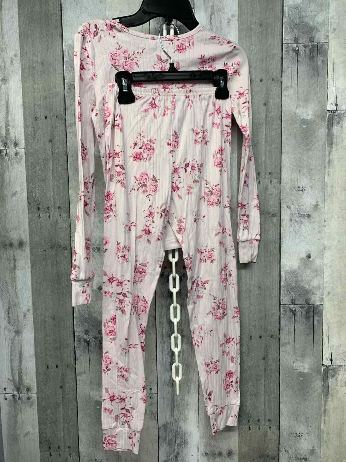 Size 8 Pink Print Laura Ashley 2pc PJs