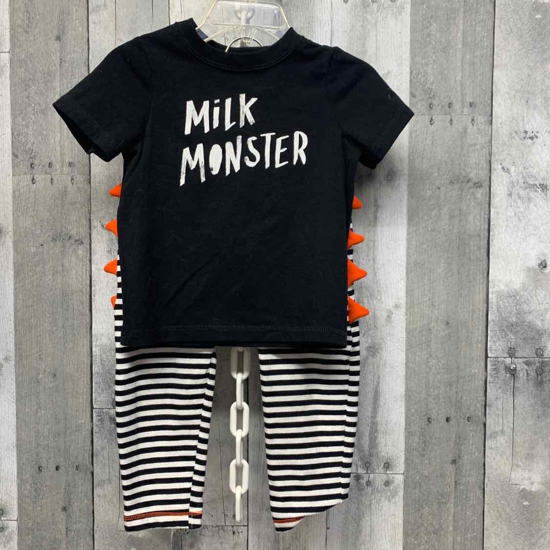 Size 18 Months Black/White Cat & Jack Shirt/Pants