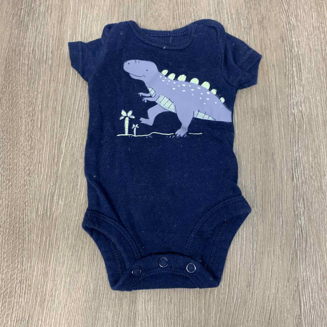 Size Preemie Navy Print Carter's Bodysuit