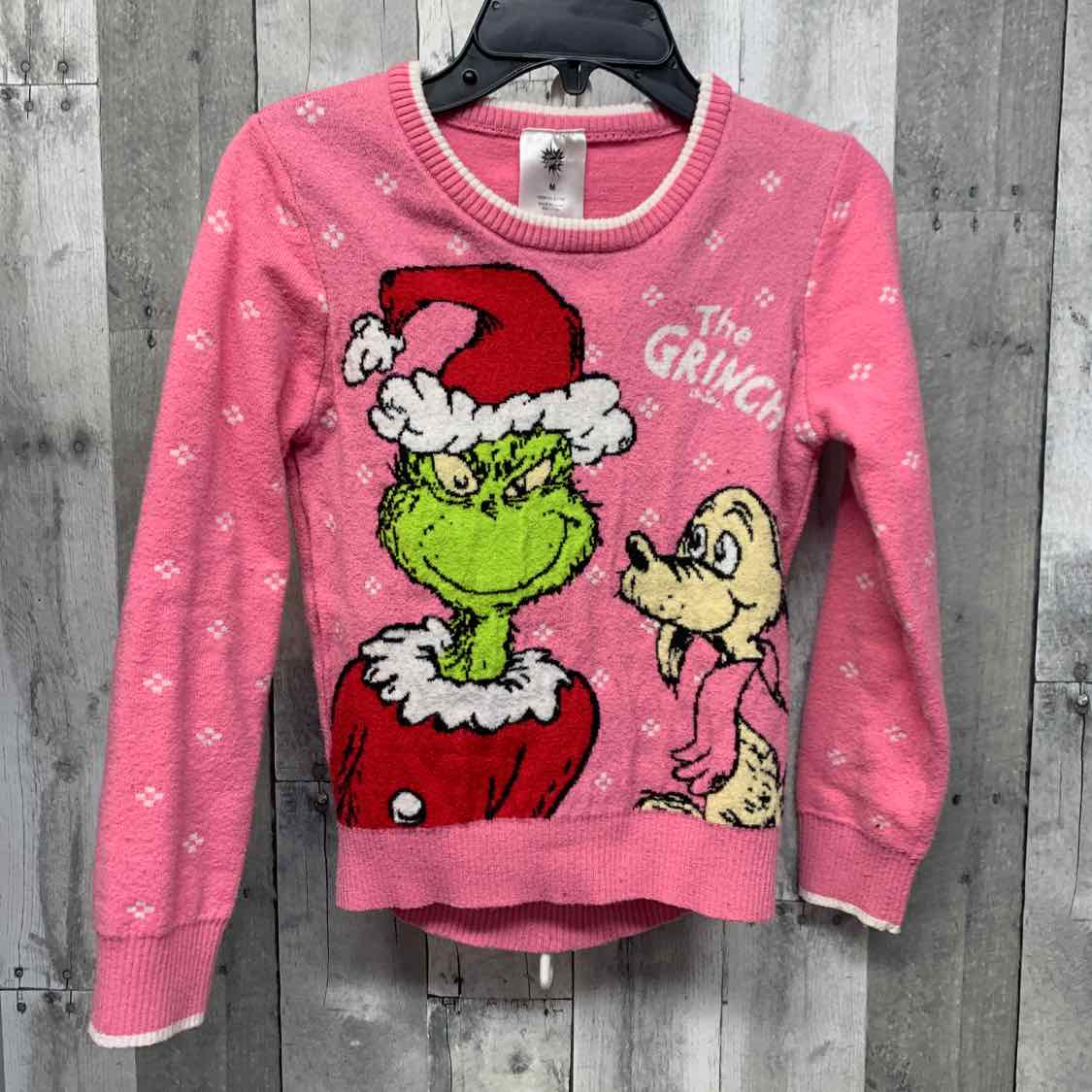 Size Medium Pink Print Mid Brand Pull Over