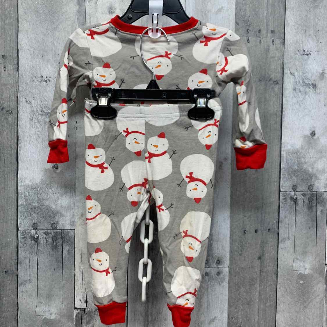 Size 12 Months Gray/Red Carter's 2pc PJs
