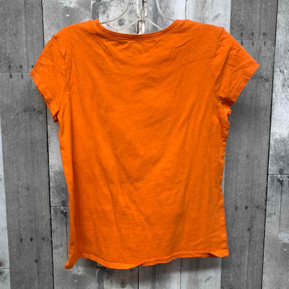 Size 10/12 Orange Graphic Children's Place Short Sleeve Shirt