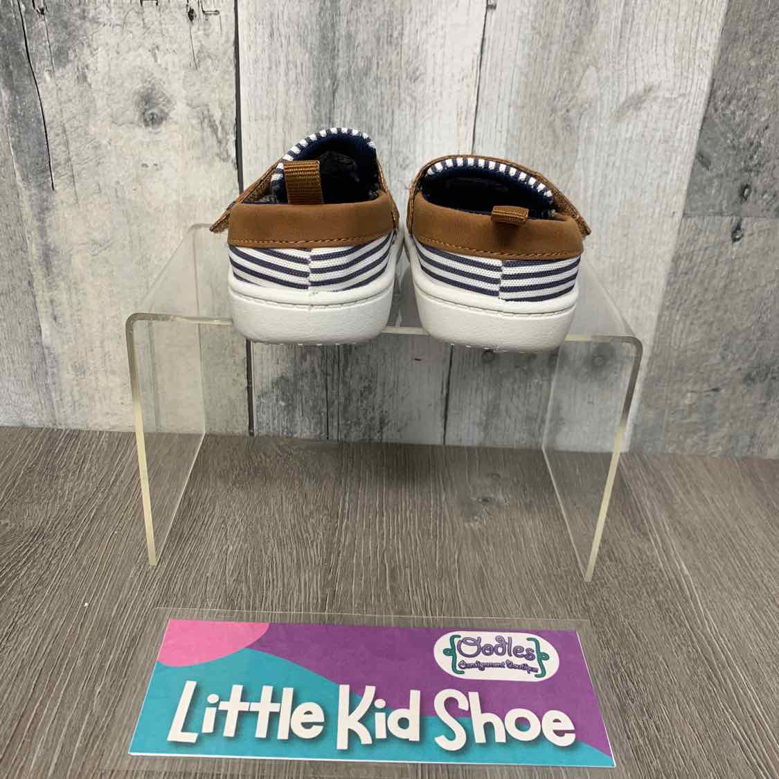 Size 2 Navy/Brown Carter's Loafers