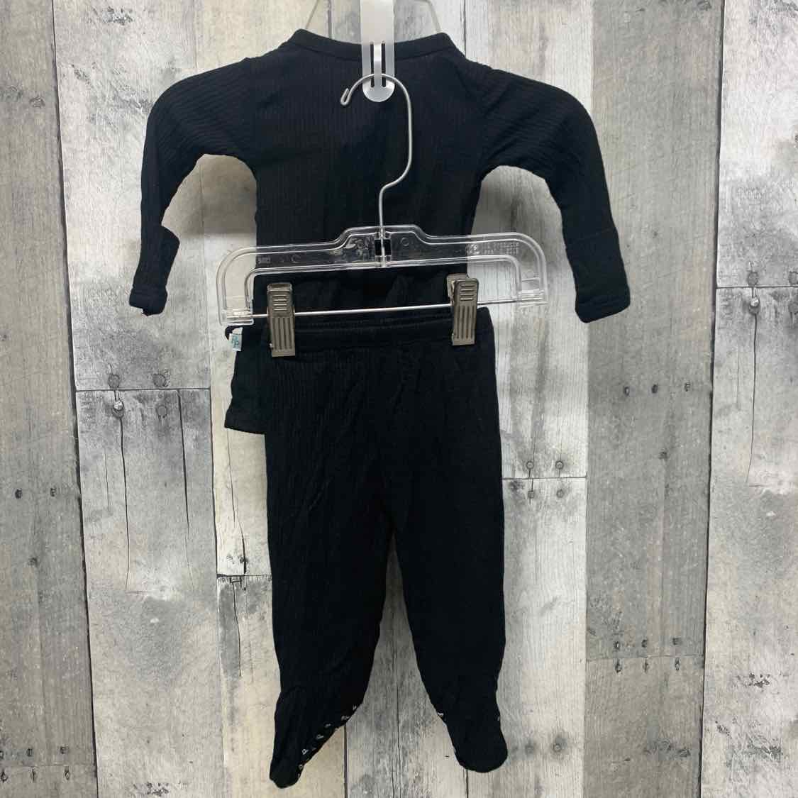 Size 0-3 Months Black Posh Peanut Shirt/Pants