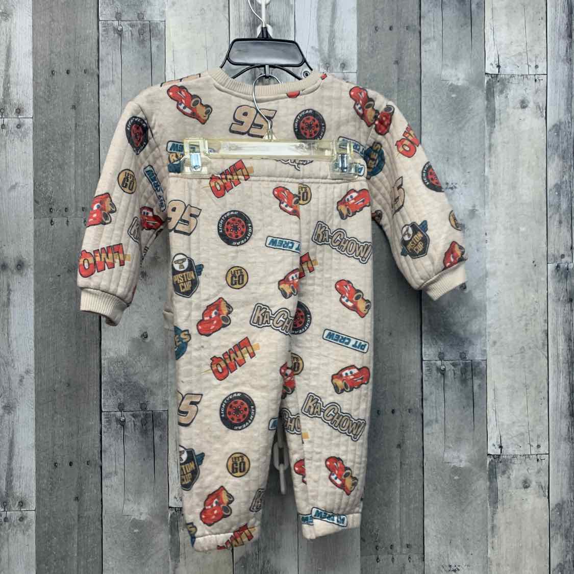 Size 4T Tan Print Disney Sweats - 2pc