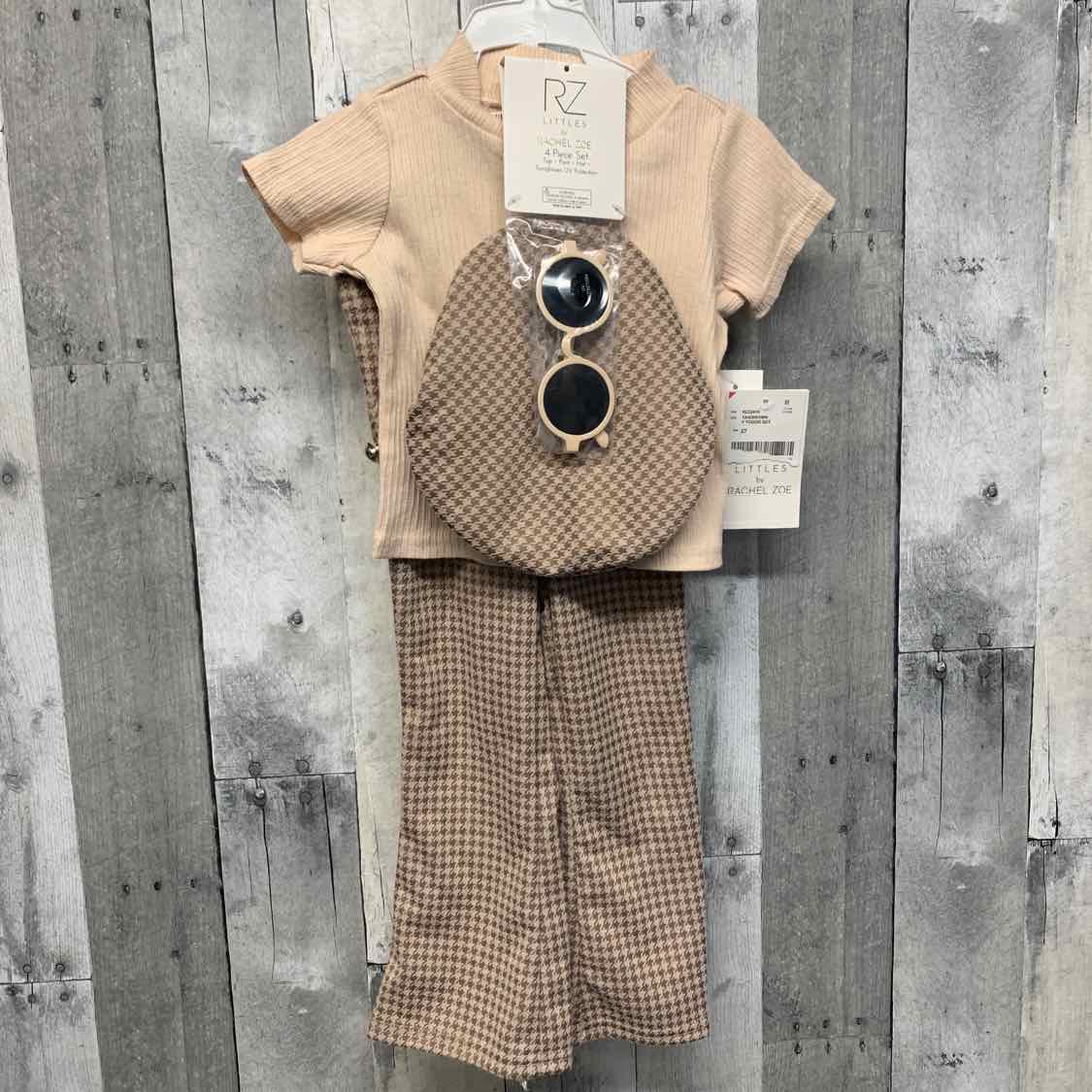 Size 2T Tan Rachel Shirt/Leggings
