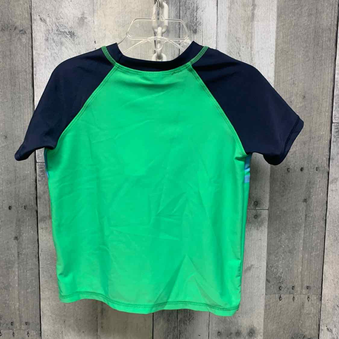 Size 2T Green/Navy Jumping Beans Swim Top - OodlesCB