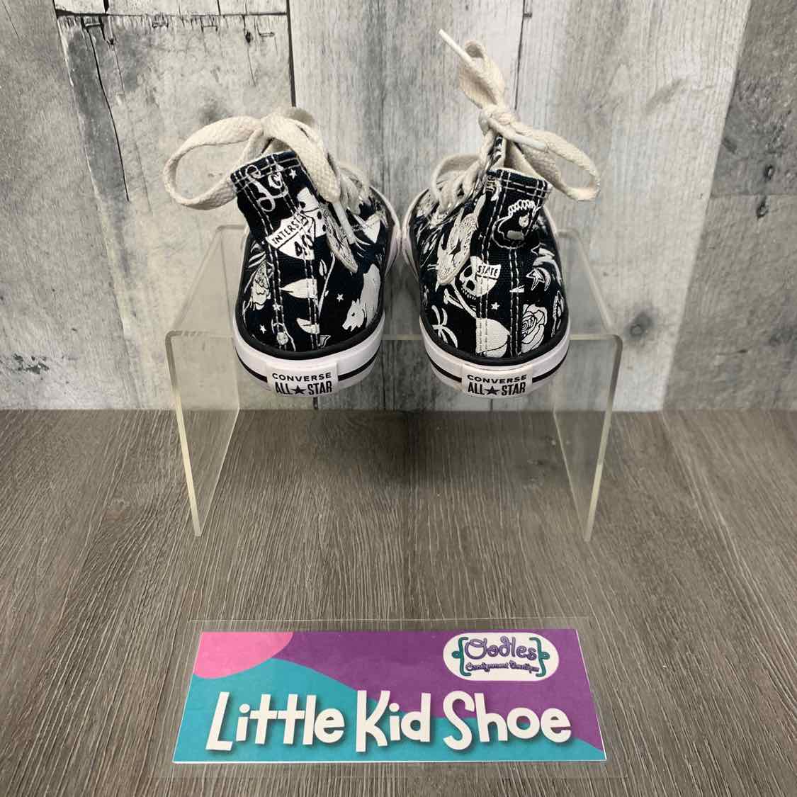 Size 5 Black/White Converse Sneakers