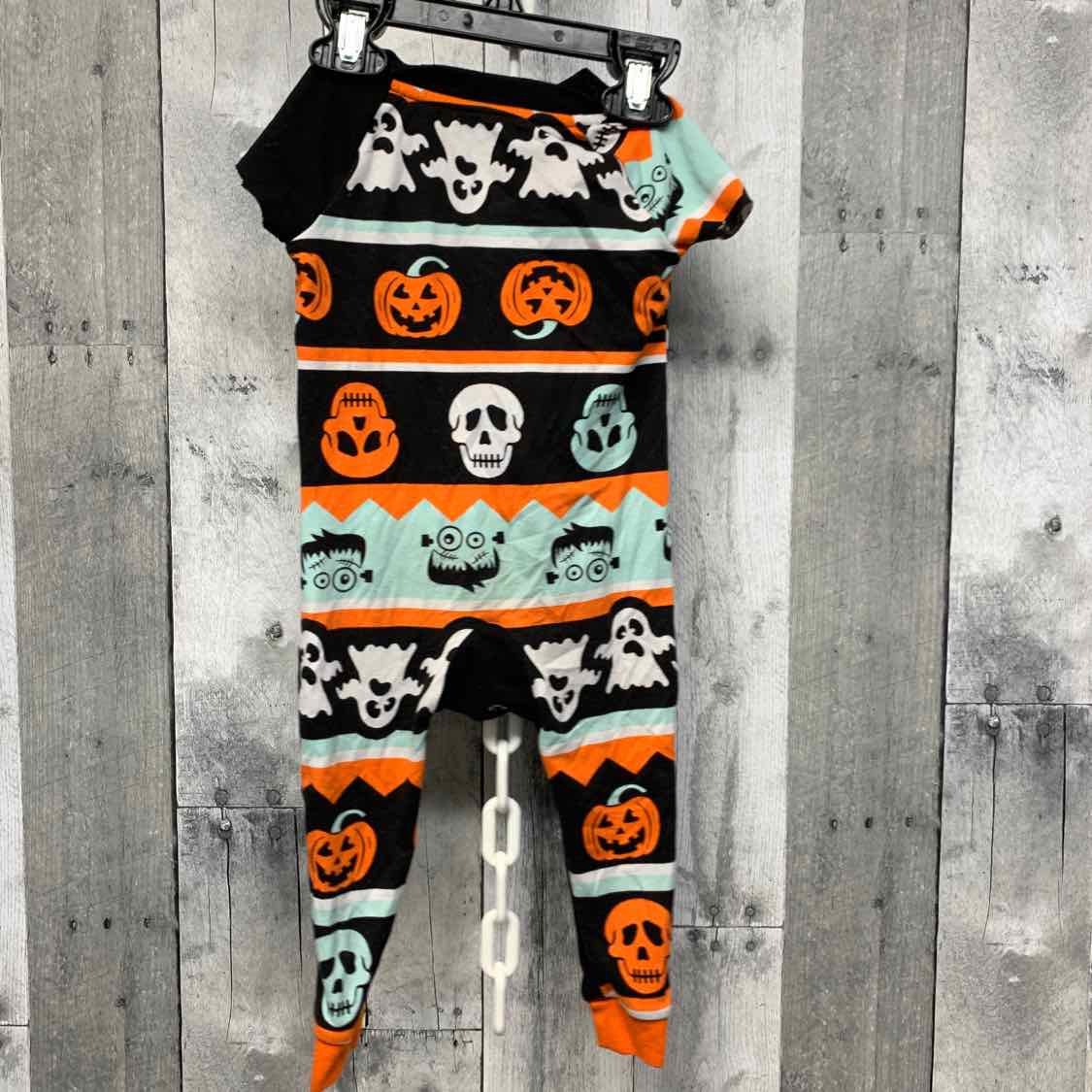 Size 12 Months Black Print Holiday Brands Romper