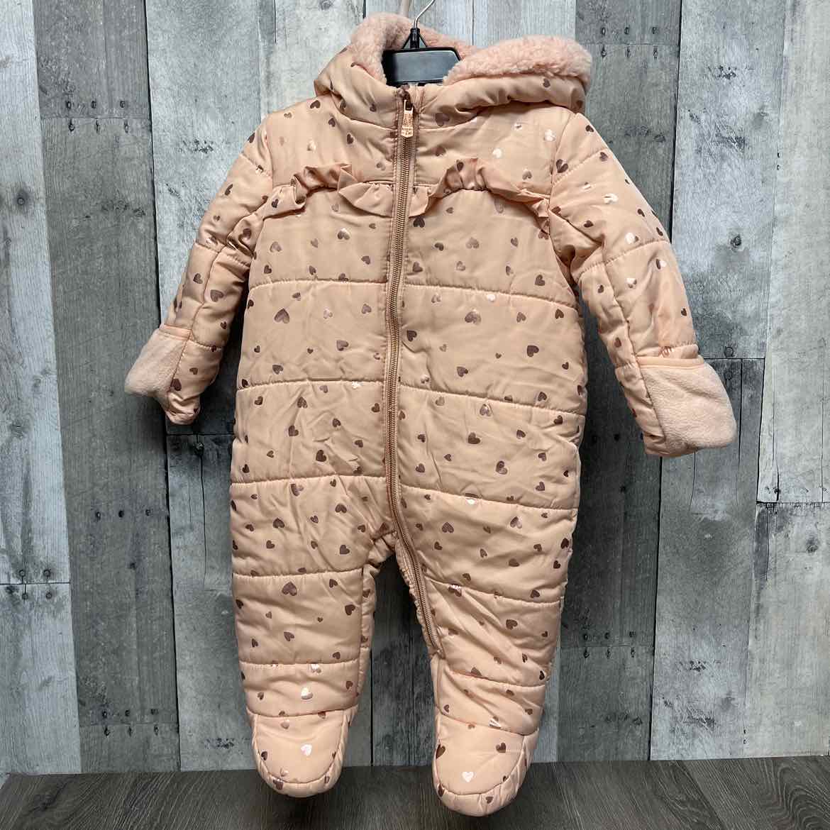 Size 6-9 Months Pink B Brand Snow Suit