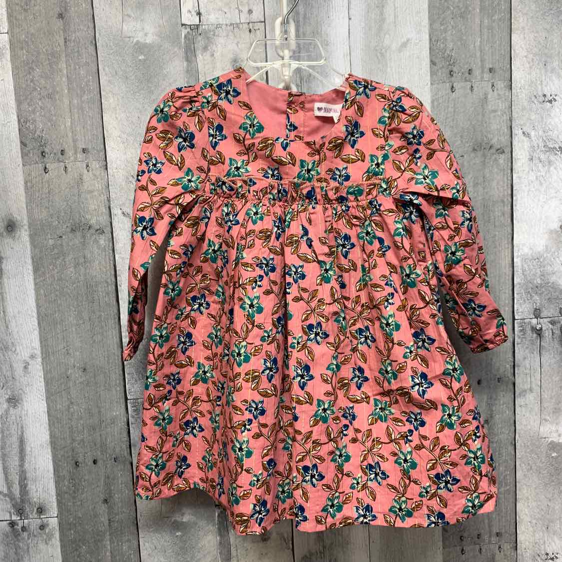 Size 24 Months Pink/Blue Nannette LS Dress