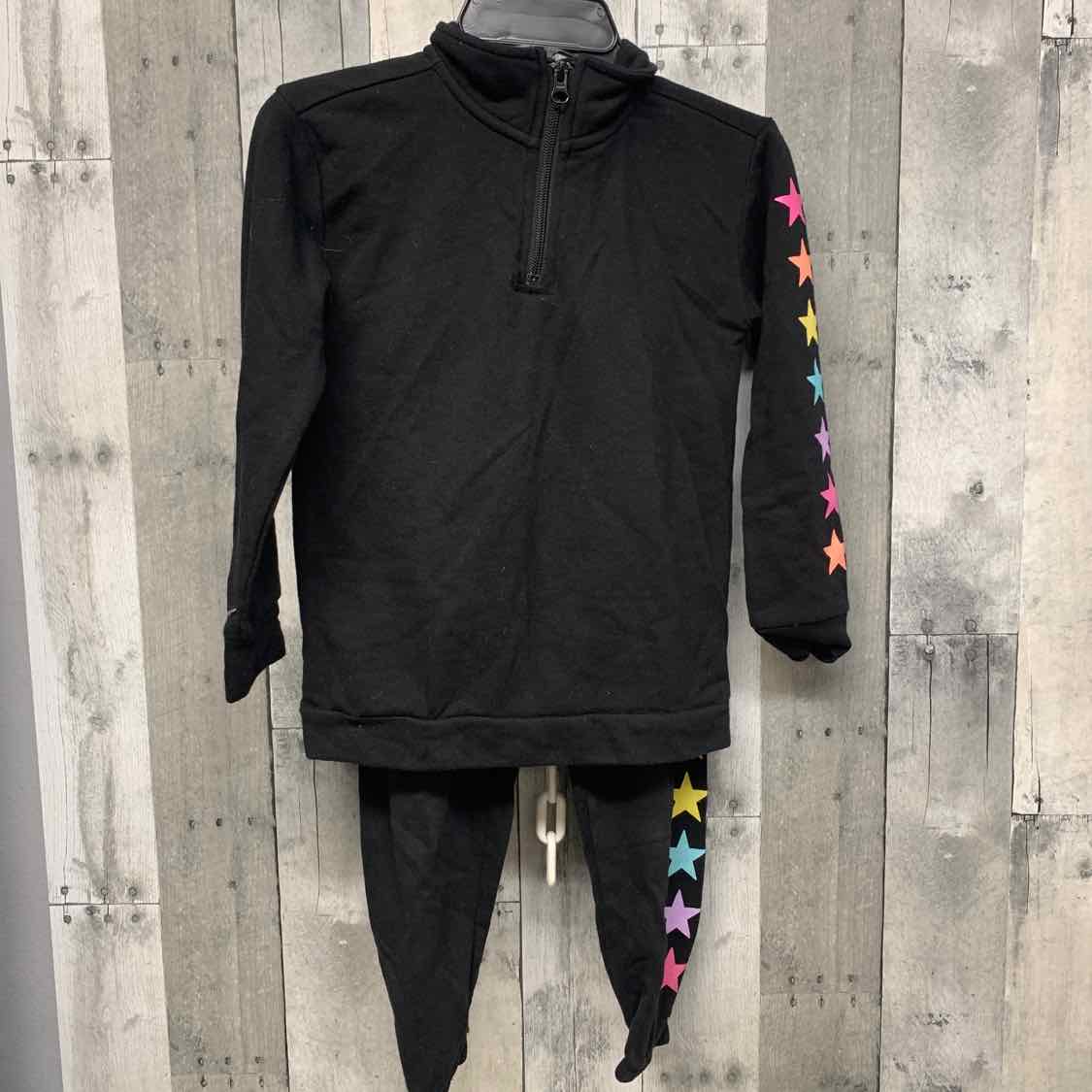 Size 5/6 Black Graphic Children's Place Jacket/Pants