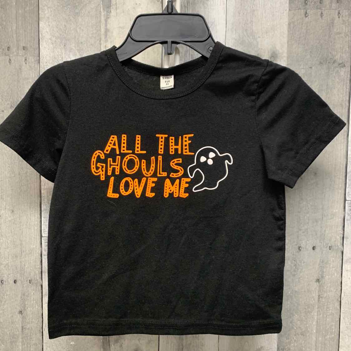 Size 5 Black Shein T Shirt