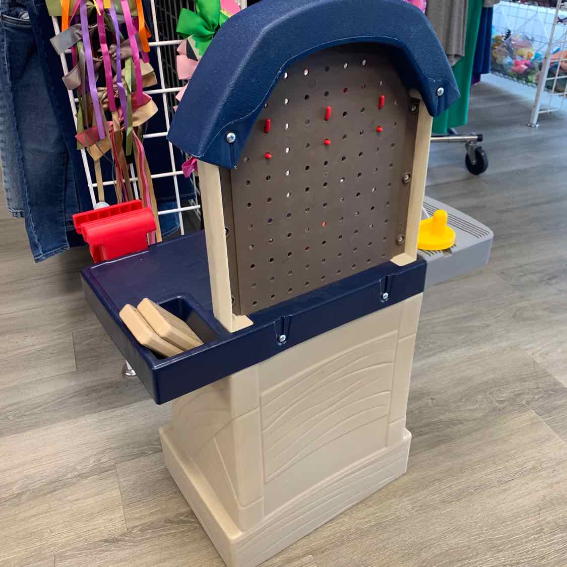Little Tikes Gray/Navy Tool Bench