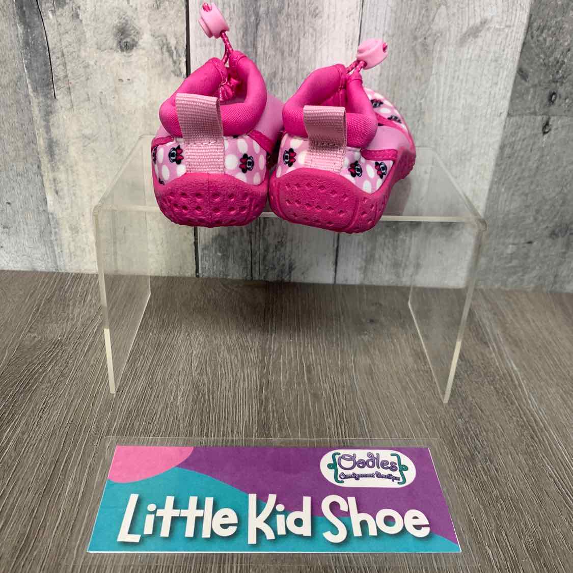 Size 5/6 Pink Print Disney Water Shoes