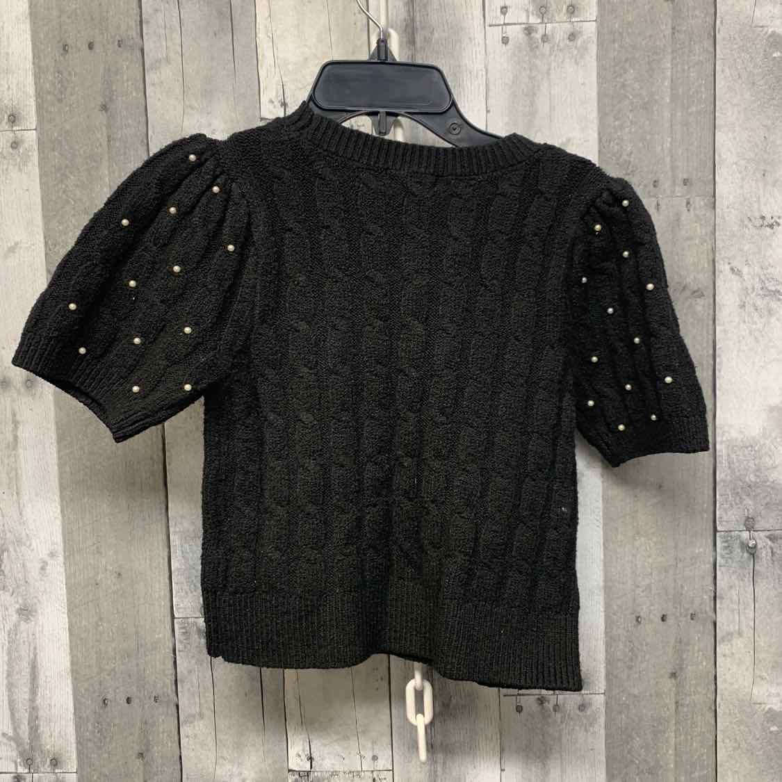 Size 12/14 Black Copper Key Sweater