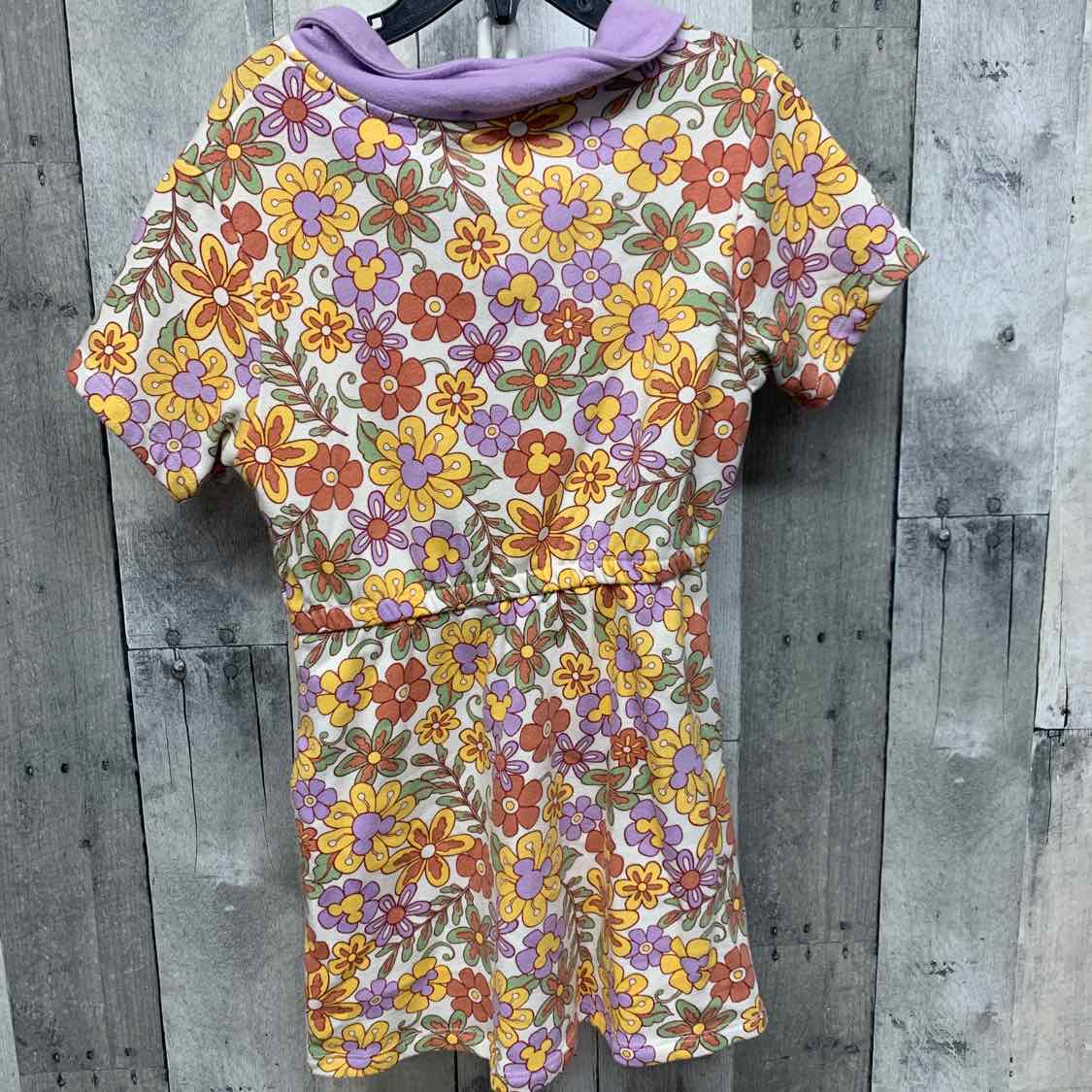 Size 5T Purple/Yellow Disney Dress