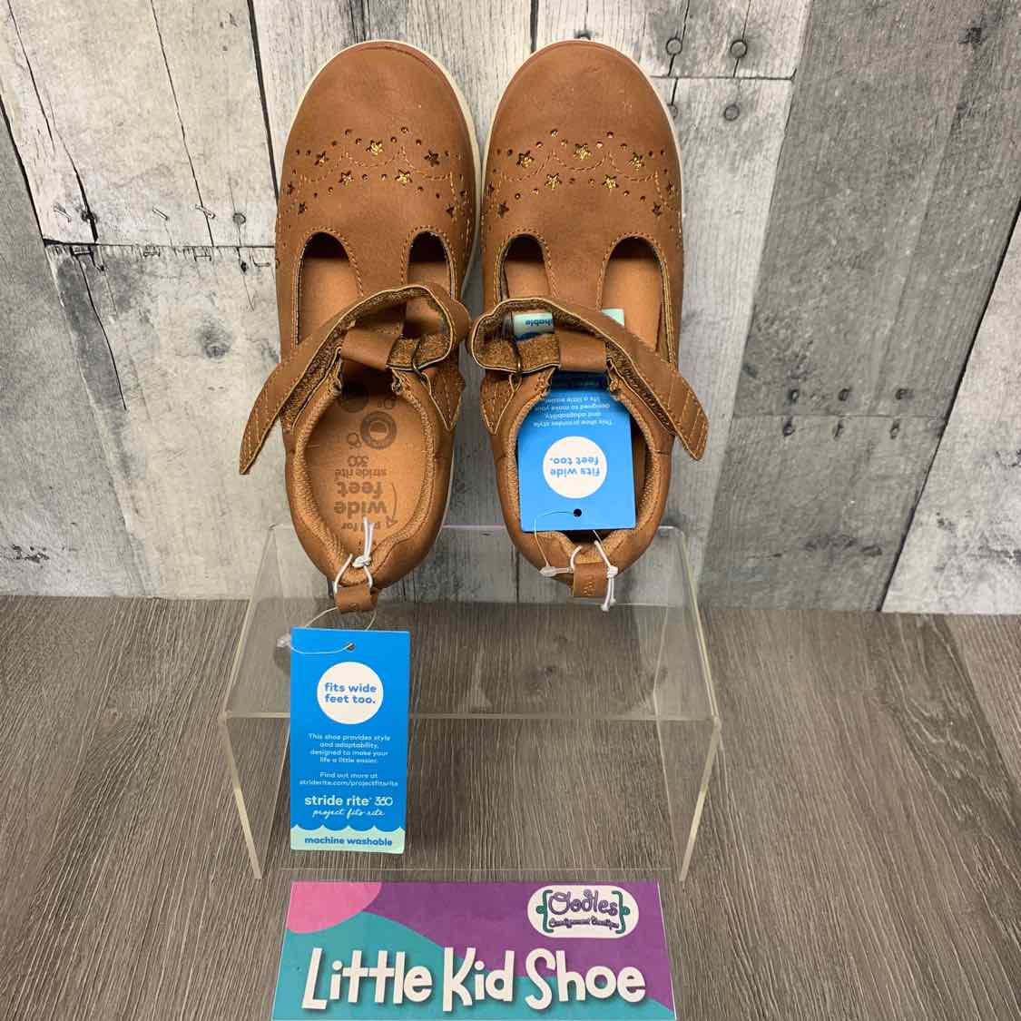 Size 12 Brown Stride Rite Dress Shoes