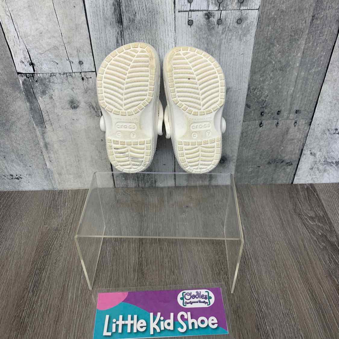 Size 7 White Crocs Water Shoes