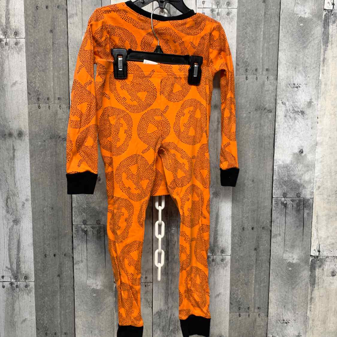 Size 2 Orange Print Carter's 2pc PJs