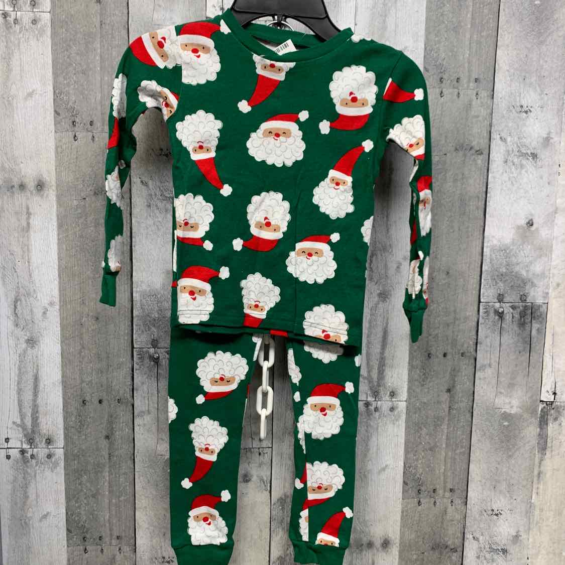 Size 5T Green/White Just One You 2pc PJs