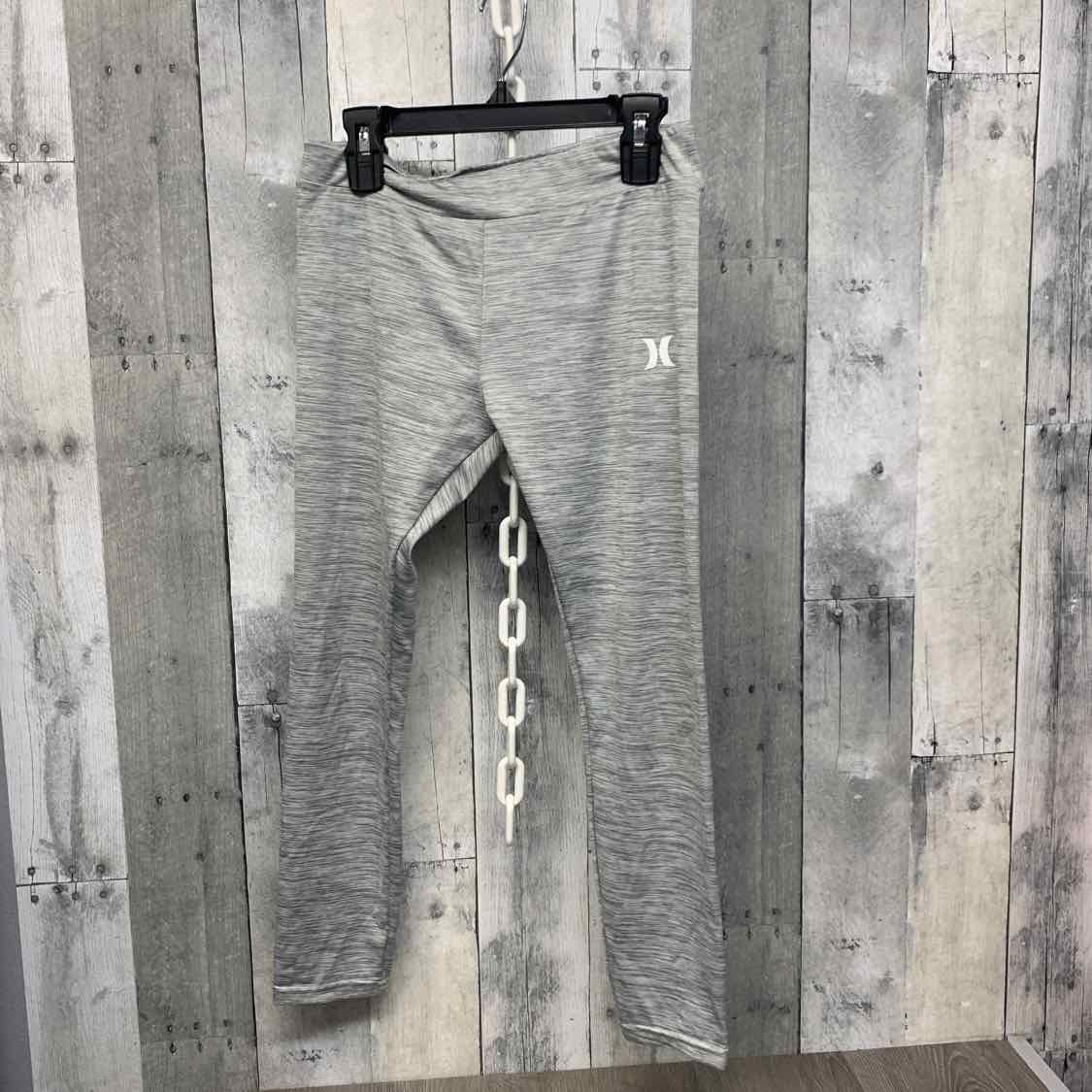 Size 10/12 Gray Print Hurley Leggings