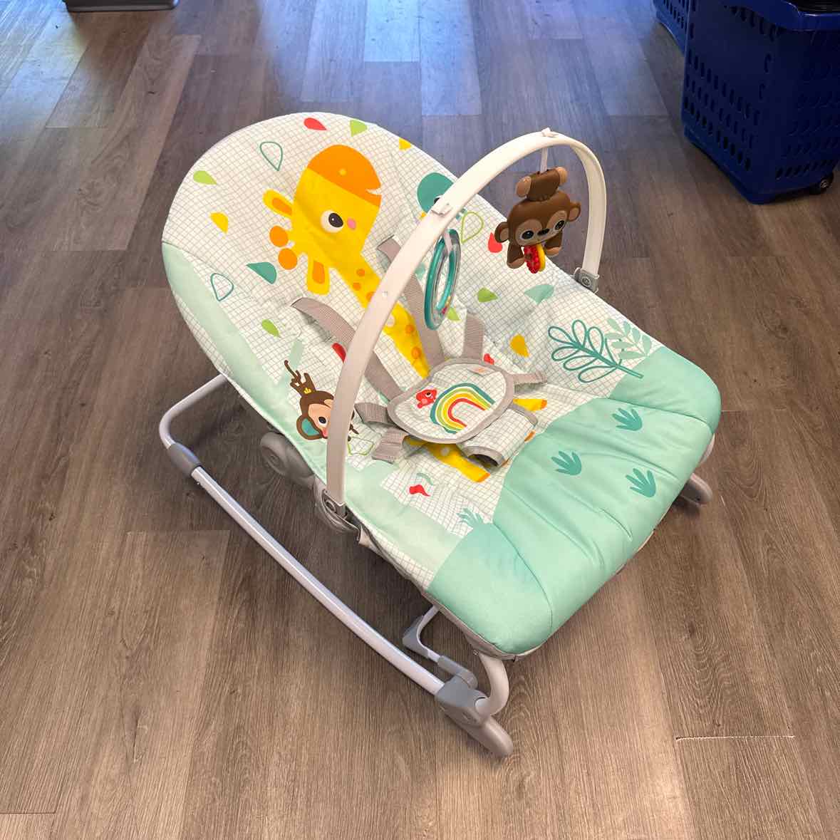 Bright Starts Teal/White Rocker