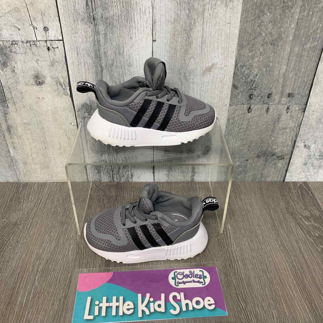 Size 5 Gray/White Sport Brand Sneakers