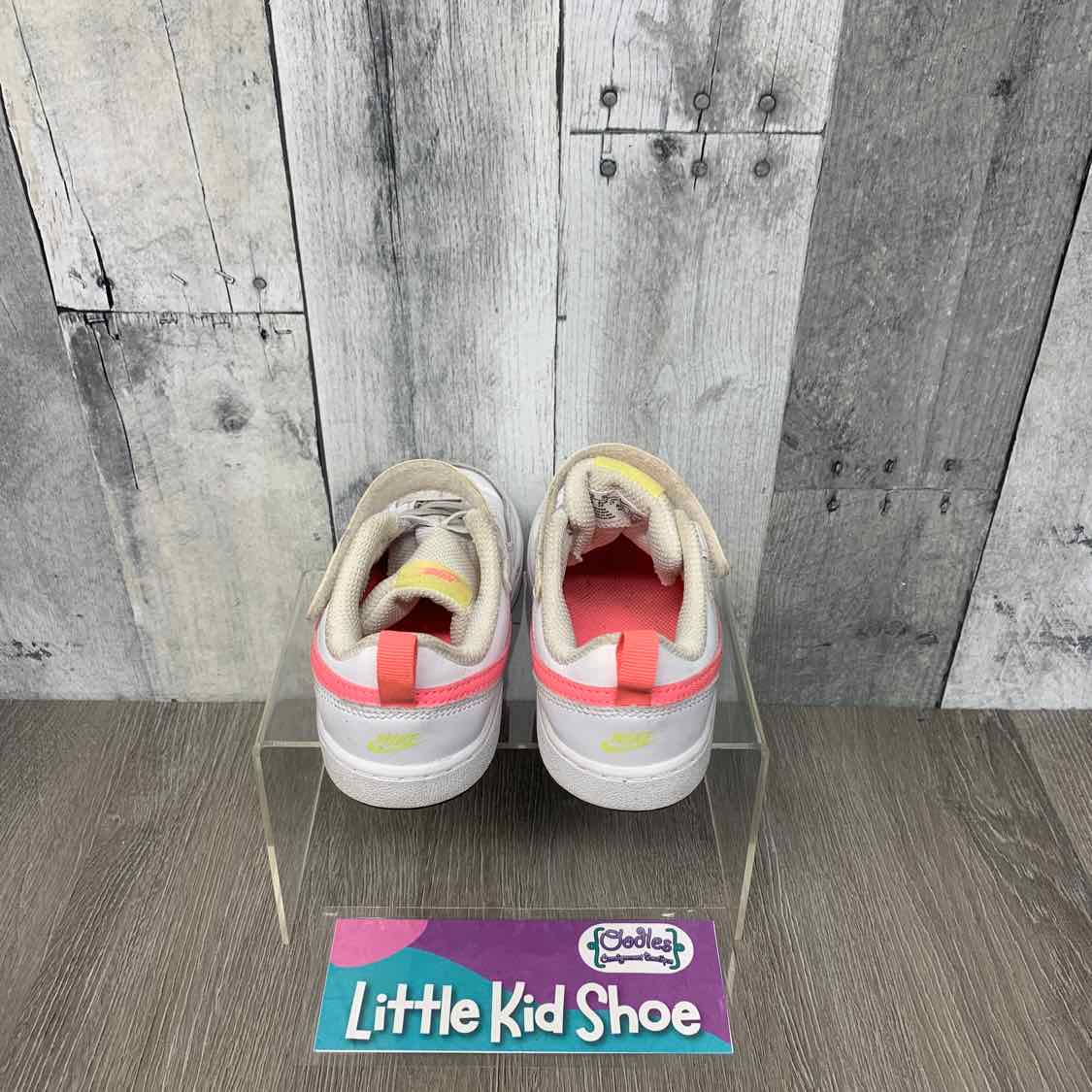 Size 9 White/Pink Sport Brand Sneakers