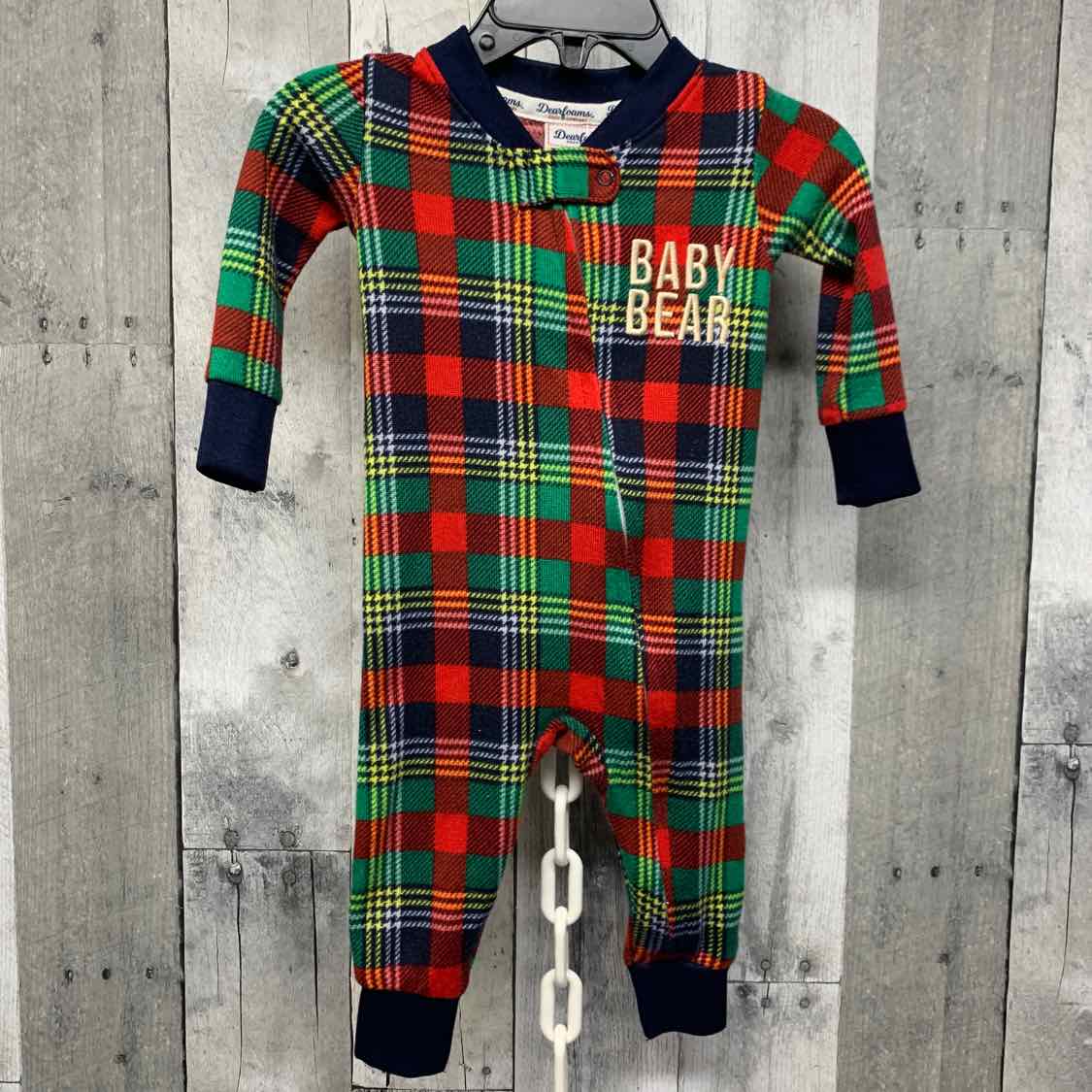 Size 6-9 Months Navy/Red B Brand Romper