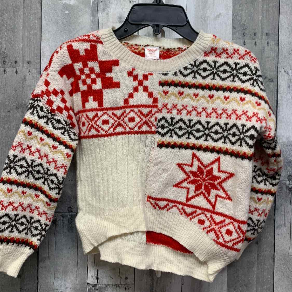 Size 6 Red/White Holiday Brands Sweater
