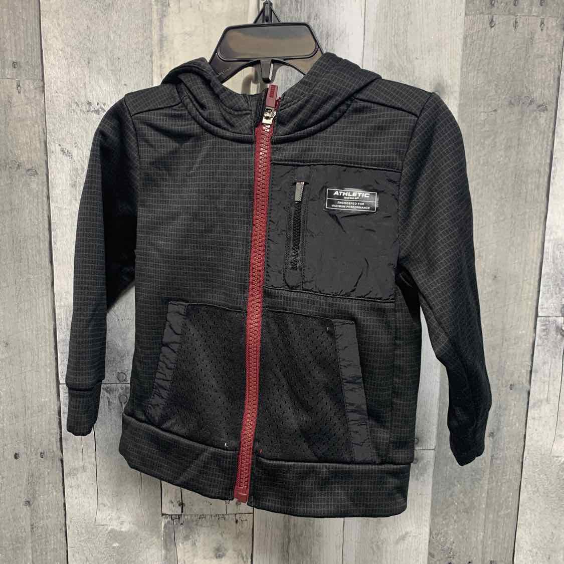 Size 2T Black Athletic Works Light Jacket