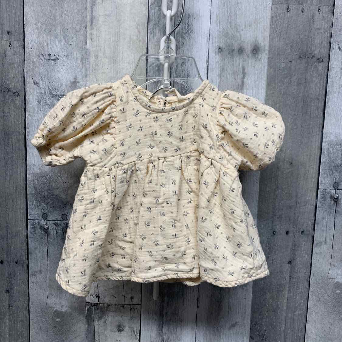 Size 6-12 Months Ivory Print B Brand 2pc Dress