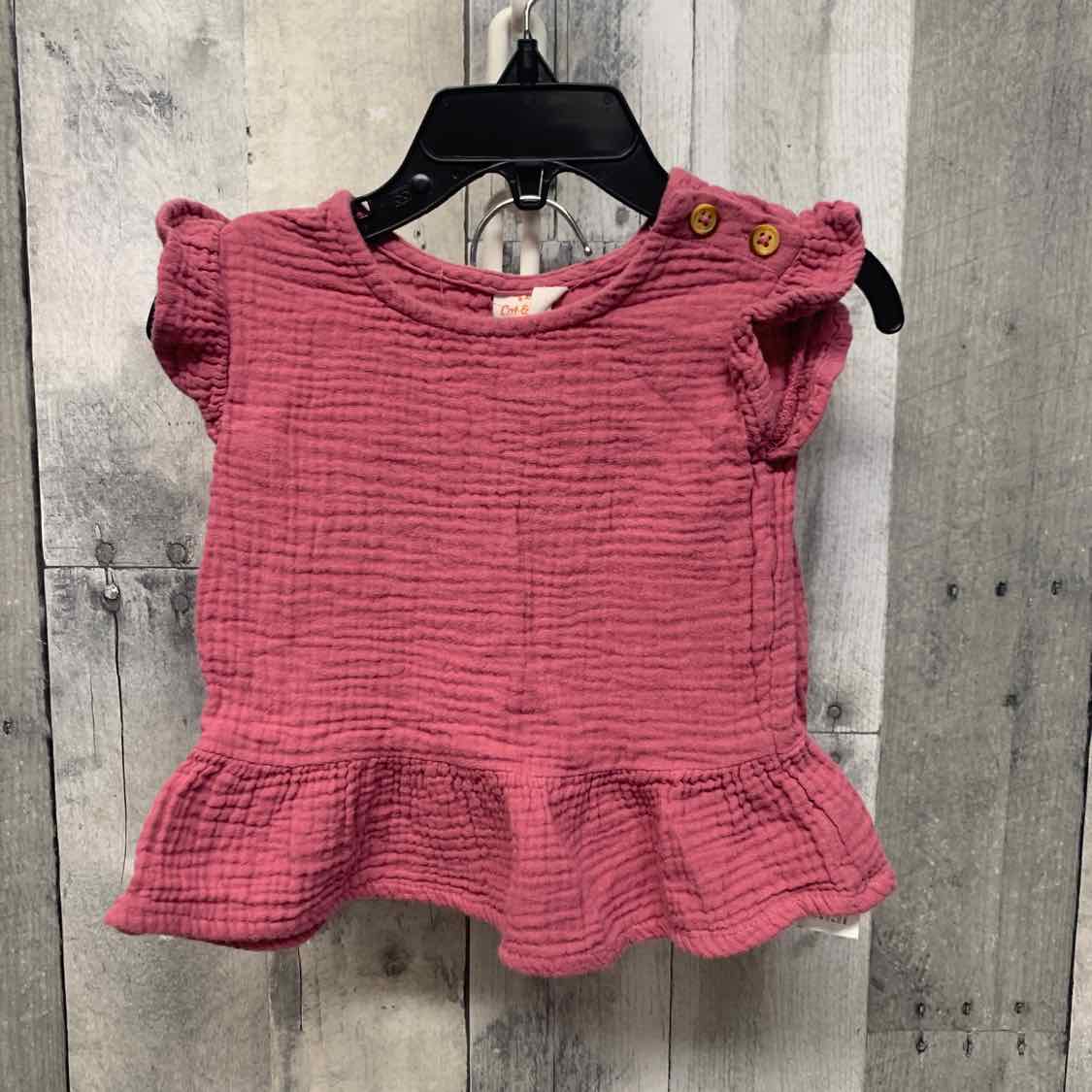 Size 12 Months Pink Cat & Jack Shirt/Shorts