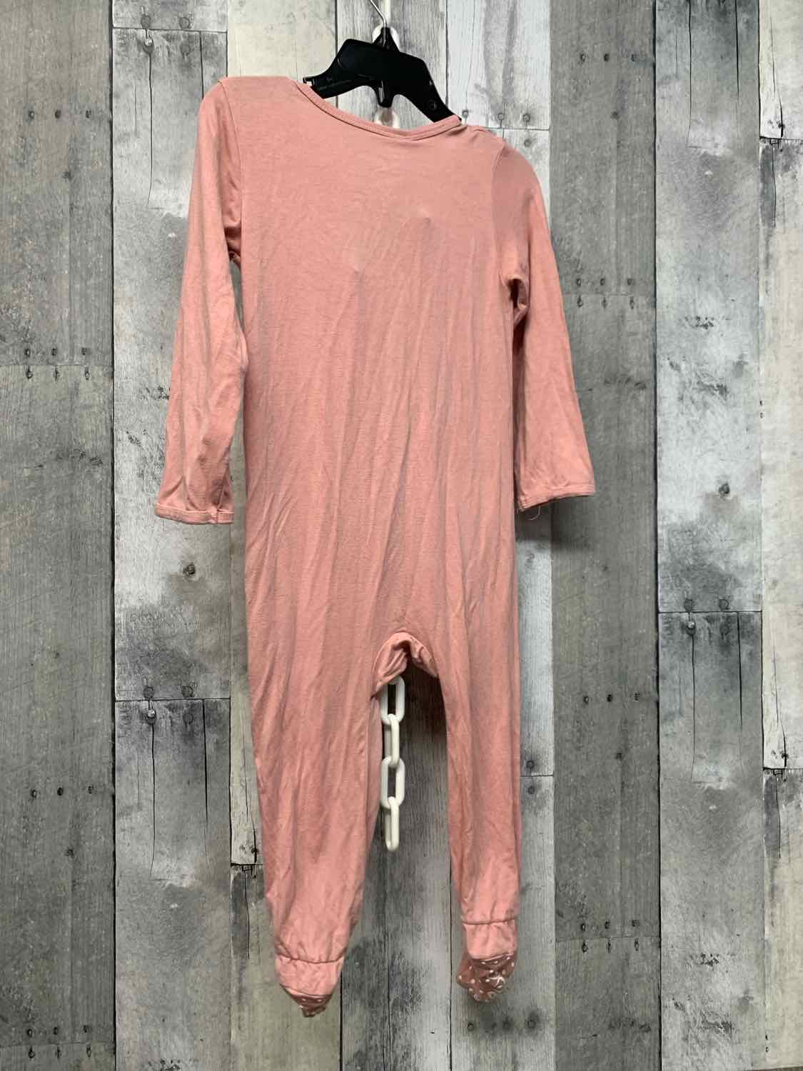 Size 18-24 Months Pink Bamboo Footy PJs