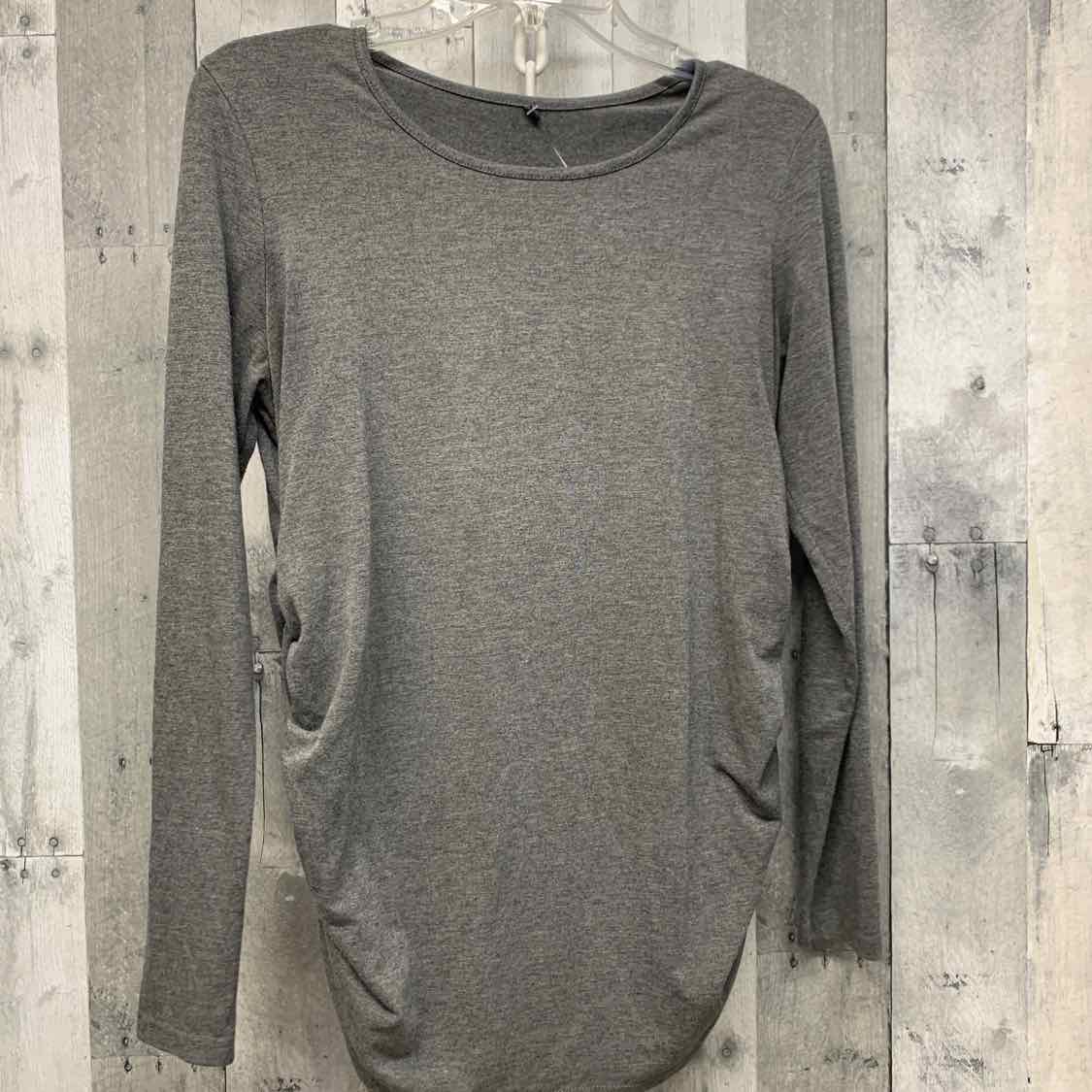 Size S Gray Mid Brand Long Sleeve Top