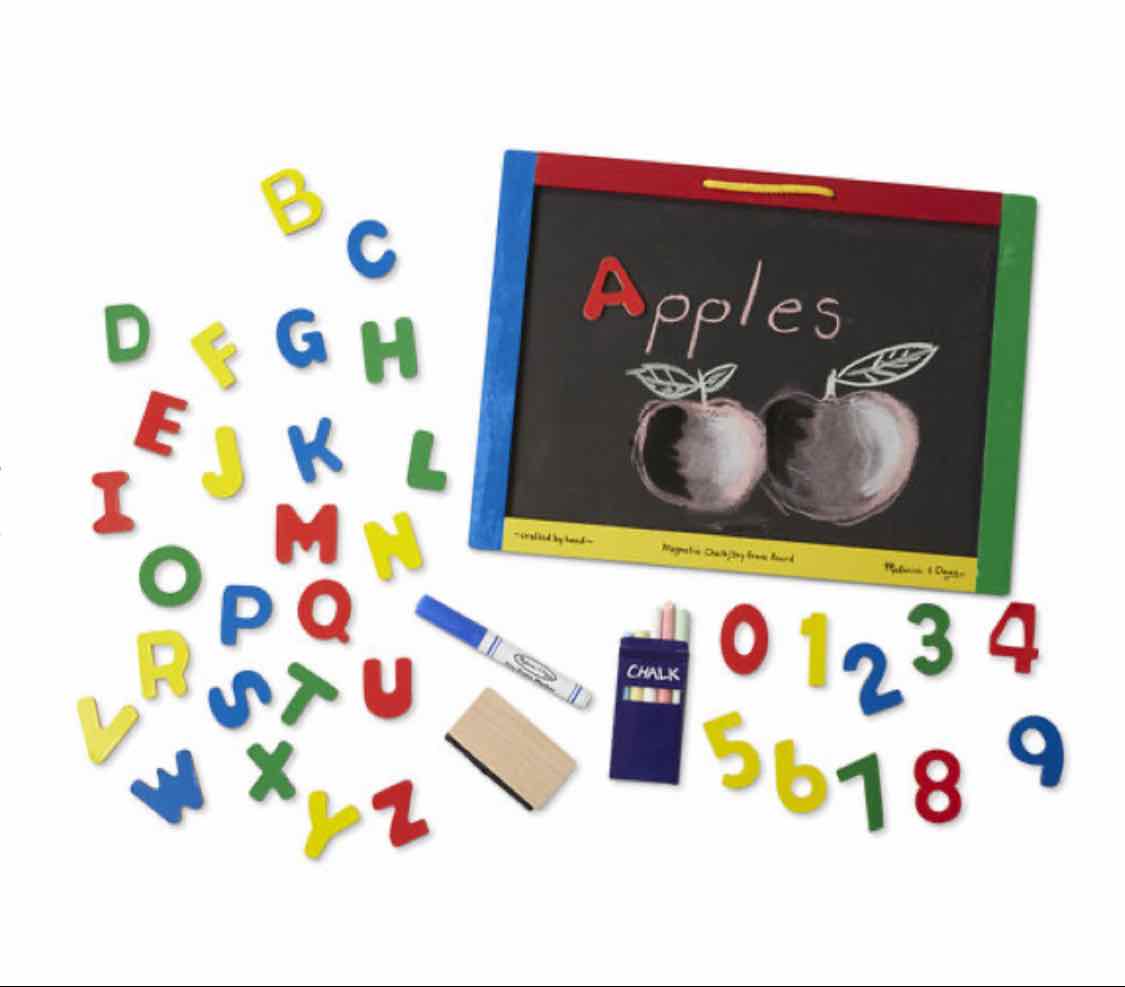 Melissa & Doug Magnetic Chalkboard/Dry-Erase Board
