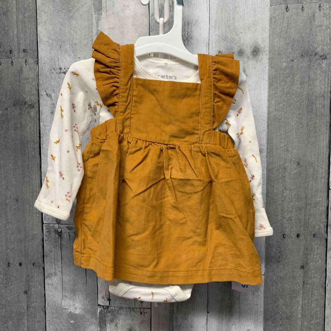 Size 3 Months White/Brown Just One You Shirt/Jumper